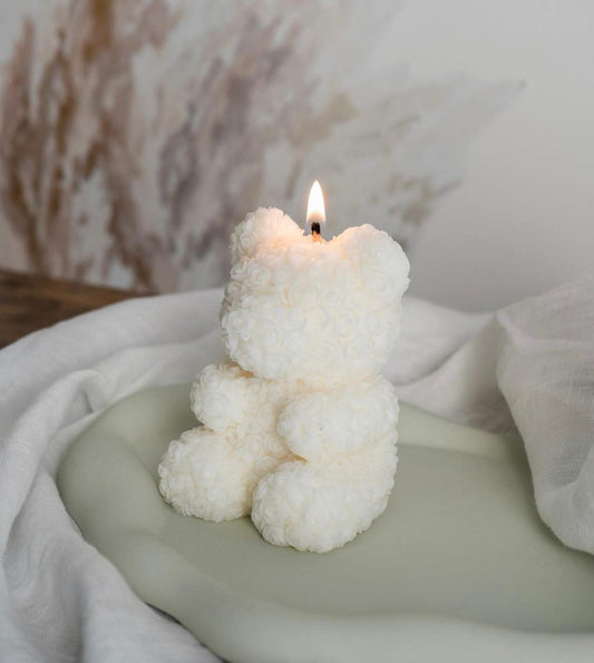 Organic Candle "White Bear"